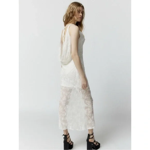 Free People | Dresses | Urban Outfitters Kiss The Sky Cowl Neck Midi Dress  | Poshmark